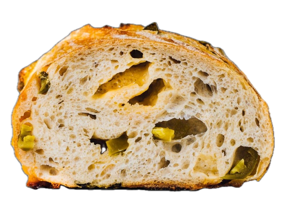 Jalapeno and Cheddar Cheese Sourdough Country Loaf (485gm)